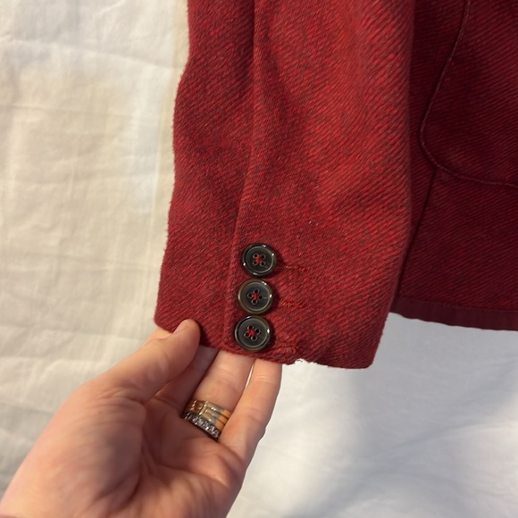 FREE W/ PURCHASE LANDS’ END Blazer- Maroonish Red - - Picture 4 of 7